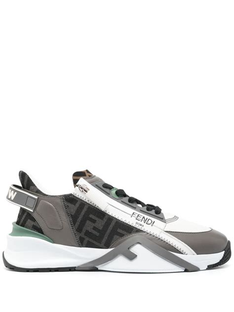 fendi jacquard ff motif sneakers|Fendi flow ff jacquard shoes.